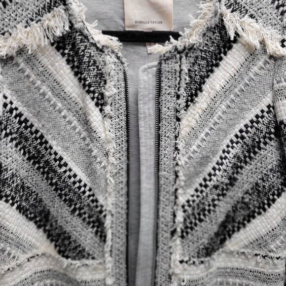 Rebecca Taylor Tweed Jacket Blazer Coat - Picture 10 of 10